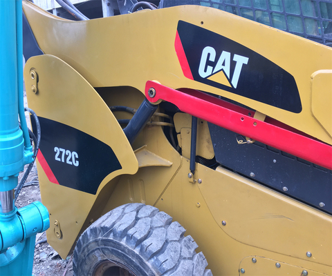 Performance maximale 55 kW chargeur d'occasion CAT272C avec poids de la machine 16000 16100 kg