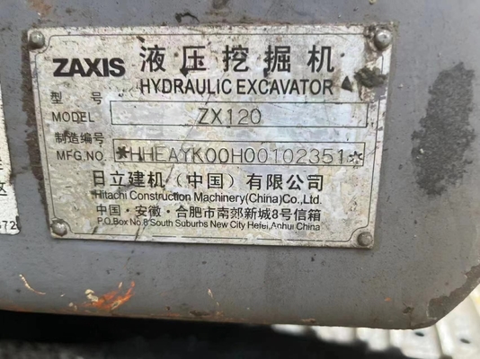 Les magasins de matériaux de construction utilisent la pelle HITACH ZX120 pour votre chantier de construction