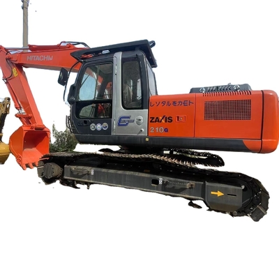 Excavateur Hitachi ZX210 d'occasion avec une capacité de seau de 0,45 m3 et un poids de machine de 21500 kg