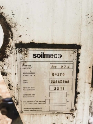 Diamètre de forage 2,5 m Soilmec SR-60 SR-65 SR-70 R-516 R-622 Fermé en Italie