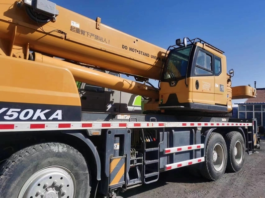 2019 Grue de camion d'occasion QY50KA 50 tonnes Capacité de chargement nominale pour des applications polyvalentes