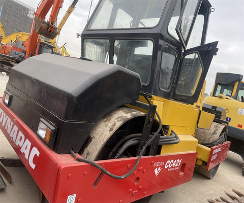 Travaux de construction rouleaux routiers utilisés CC421 CC211 CA301D CA30D avec rouleaux à double tambour