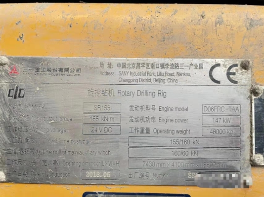 Soilmec SR-60 SR-65 SR-70 SR-80 SR-80C Réglage rotatif pour l'énergie