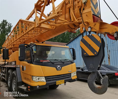 Crane mobile 70T XCMG QY75K Crane de camion d'occasion avec cylindre hydraulique et soupape Liyuan