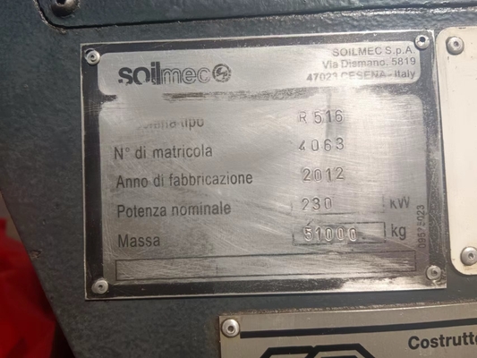 Soilmec SR-60 SR-65 SR-70 SR-80C R-516 Réglage rotatif pour forage de 2,5 m de diamètre à San