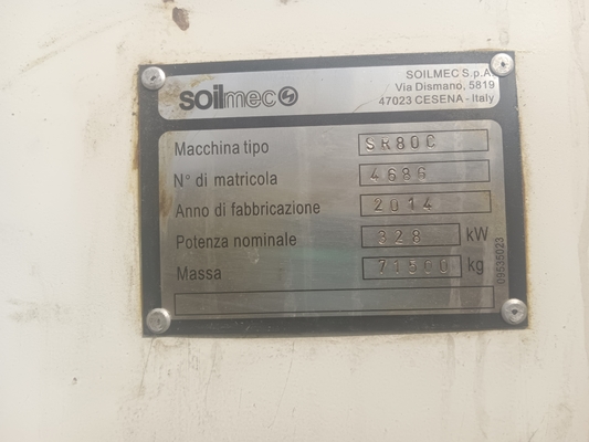 Réglage rotatif diesel Soilmec SR-80C R-516 R-622 pour l'extraction d'énergie en bon état