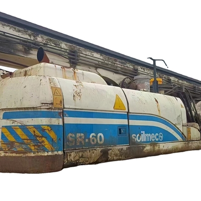 Forage à portée de main avec une plateforme rotative diesel Forage de terre SOILME SM870 SR60 TH55