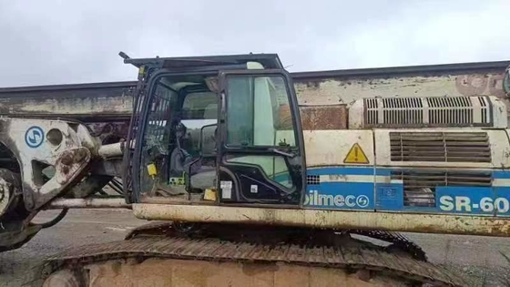 Forage à portée de main avec une plateforme rotative diesel Forage de terre SOILME SM870 SR60 TH55