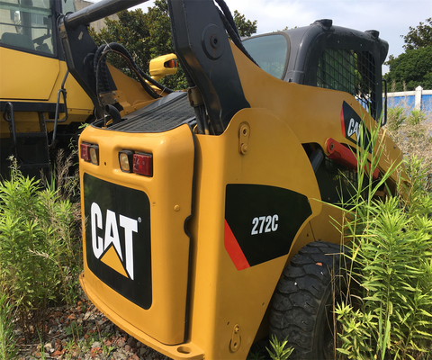 2014 CAT 272C Chargeur à roue de patinage d'occasion Choix abordable pour les besoins miniers et énergétiques