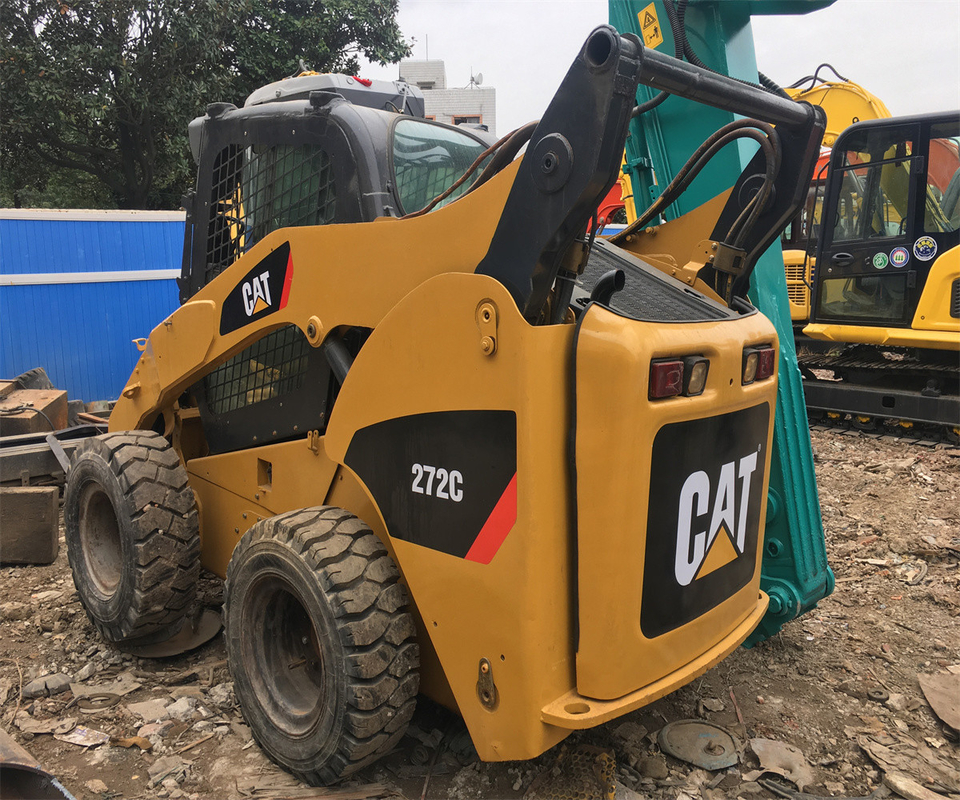 Performance maximale 55 kW chargeur d'occasion CAT272C avec poids de la machine 16000 16100 kg