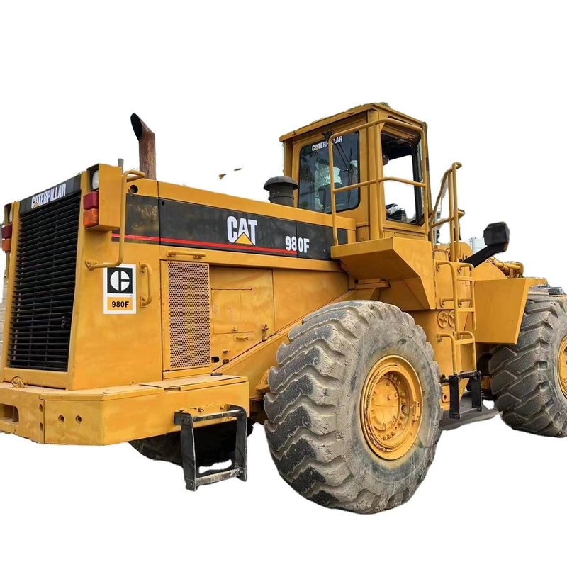 Charge nominale de 6 tonnes CAT980F Chargeur à roues d'occasion avec autre pompe hydraulique et en bon état