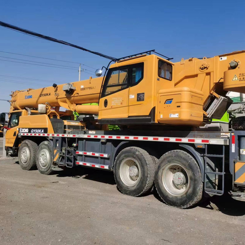 2019 Grue de camion d'occasion QY50KA 50 tonnes Capacité de chargement nominale pour des applications polyvalentes