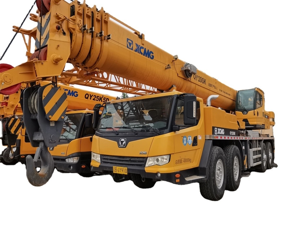 Crane mobile 70T XCMG QY75K Crane de camion d'occasion avec cylindre hydraulique et soupape Liyuan