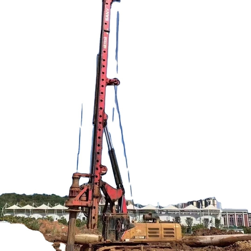 Profondeur de forage max.40m Sany SR285R Used Rotary Rig pour les pièces minières et de construction
