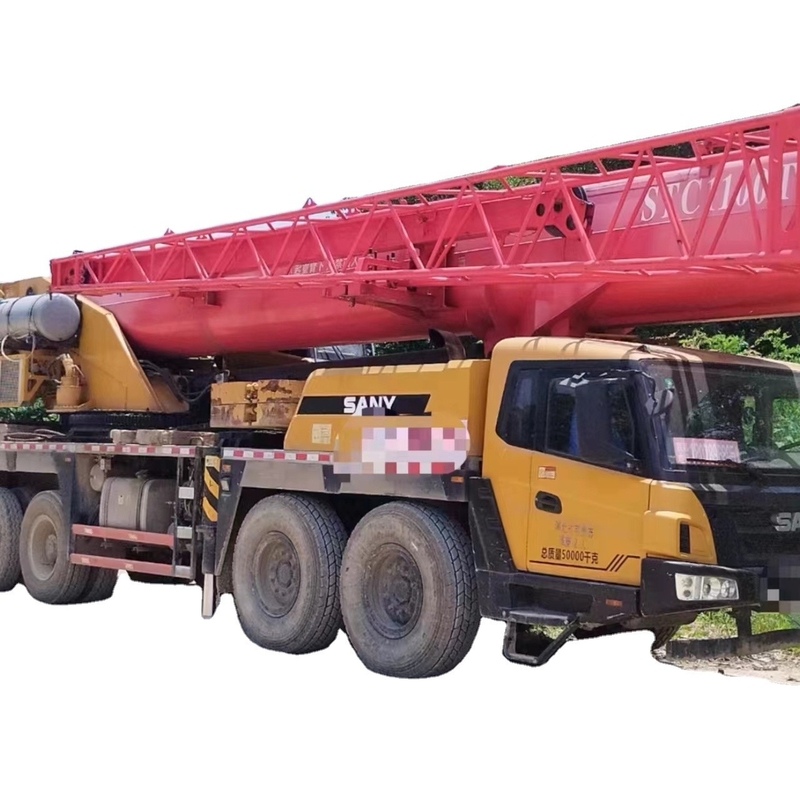 SANY STC800T6 Grue de camion d'occasion avec une capacité de charge nominale de 260 tonnes et une vanne hydraulique Liyuan