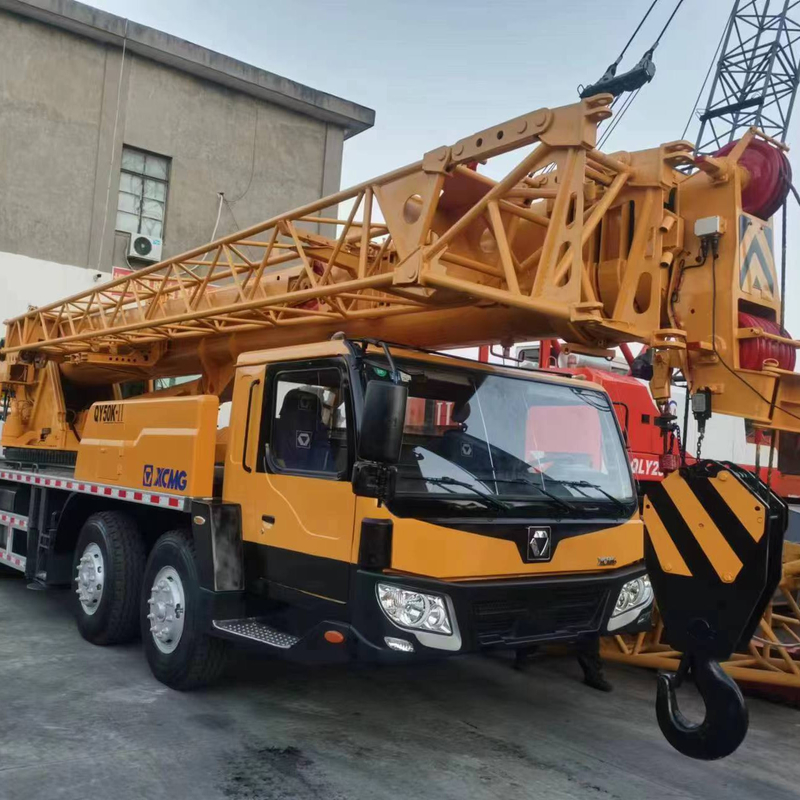 2019 QY50KA Grue de camion d'occasion avec hauteur de levage max. 48M en excellent état
